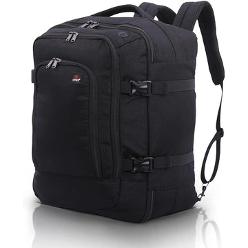 5 CITIES Easyjet Maximum Size (45x36x20cm) New and Improved 2025 Cabin Backpack Luggage Under Seat Flight Bag